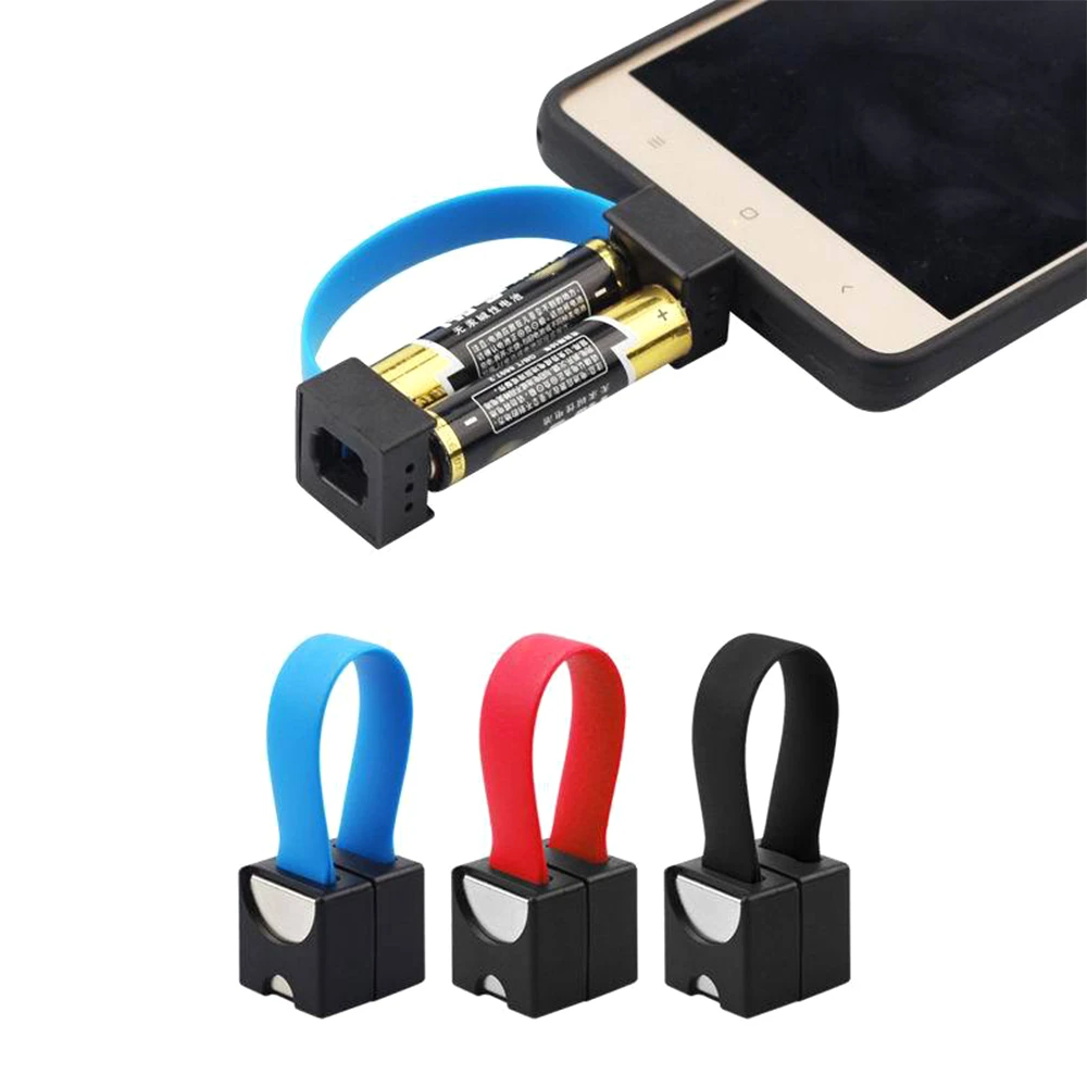 Vierde buurman Buitenland Mini Draagbare Universele Emergency Smart Telefoon Oplader 2 Stuks Aa  Batterijen Aangedreven USB C Connectors Fit Voor Android Mobiele Telefoon| Opladers voor mobiele telefoons| - AliExpress