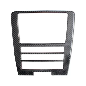 

Carbon Fiber Sticker Central Control CD Panel Cover Trim Moulding Car Interior Accessories for Ford Mustang 2009-2013