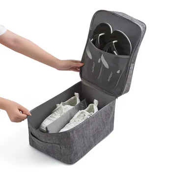 

Travel Storage Shoe Bag Portable Shoes Organizer Waterproof Zip Lock Large Bags For Shoes Luggage Can Put The Three Pair Of Shoe