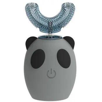 

U-Shaped Instrument Ultrasonic Cold Light Gel Vibrating Teeth Usb Charging Children Electric Toothbrush