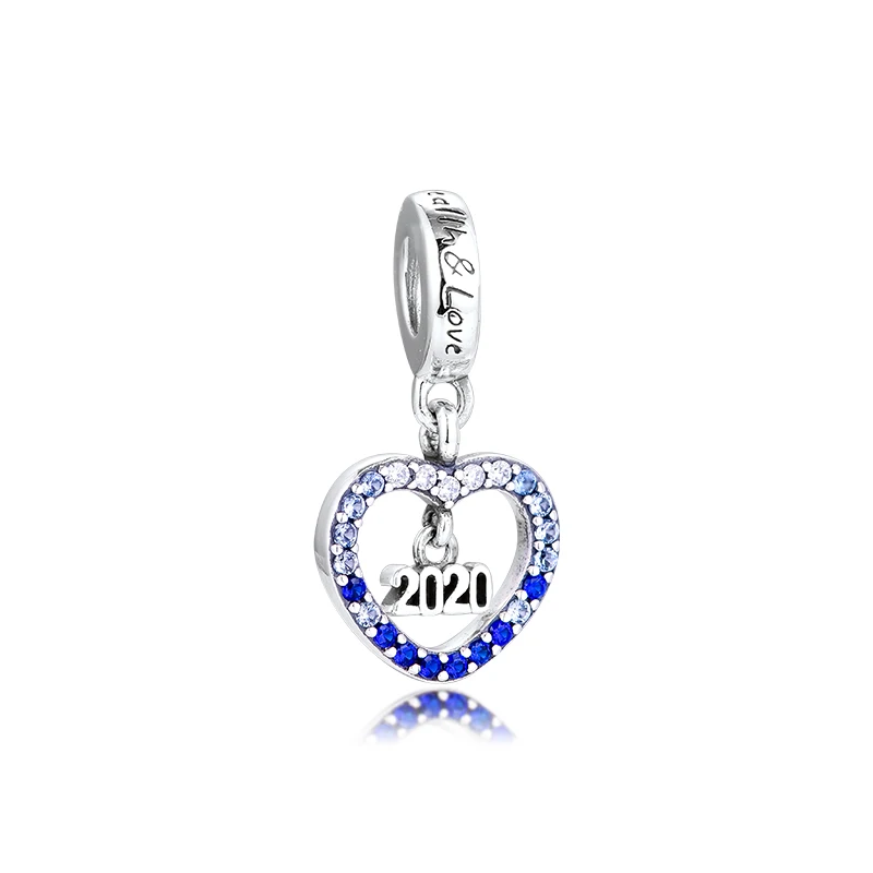 

Woman 925 Silver Beads For Jewelry Making 2020 New Year Dangle Charm Fits European Bracelets & Bangle Sterling Silver Jewelry
