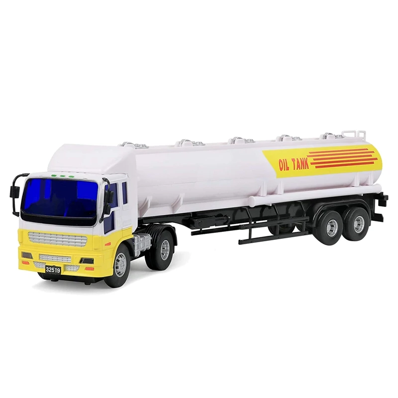 

Friction Powered Jumbo Oil Tanker Truck Toy Vehicle for Kids,Children's Truck Toy, 1-5 Year Old Child's Toy, Boys and Girls Toy