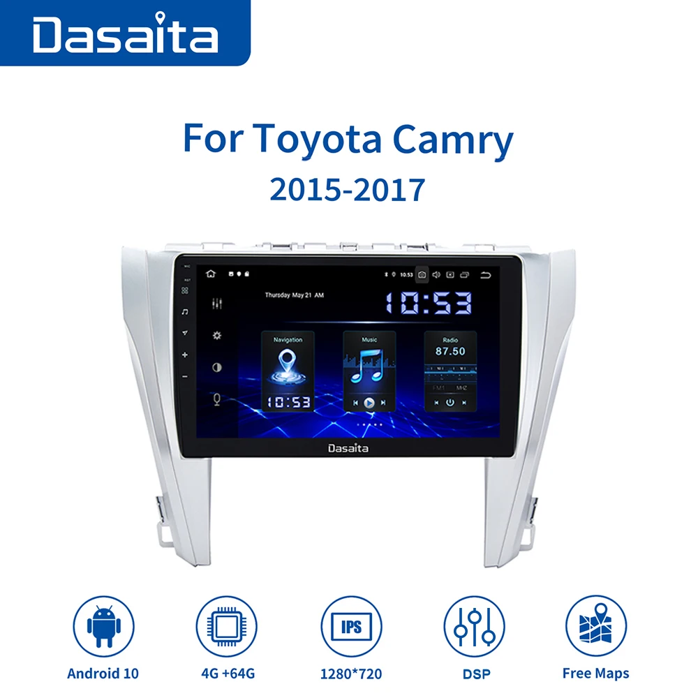 9 '⟚saita Android 10 0 TDA7850 авто радио для Toyota Camry стерео 2015 2016 2017 Мультимедиа