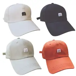 Женские Модные M бейсболбные кепки с надписью Регулируемая фуражка средство для защиты от солнца Sunhat хип хоп шляпы для женщин 2019