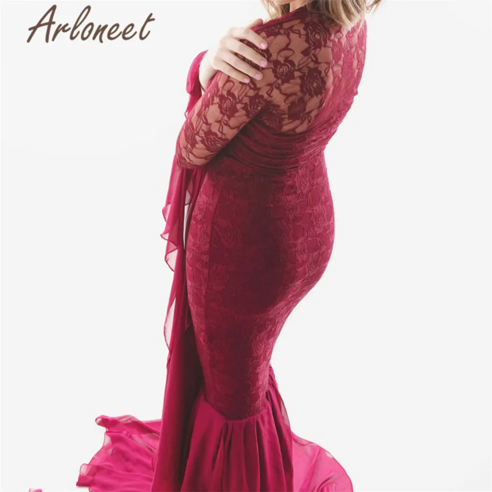 ARLONEET, платья для беременных, для фотосессии, кружевное платье для беременных, длинное платье для беременных, реквизит для фотосессии, макси платье, платье для беременных