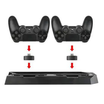 

For Pro Cooling Fans Station Vertical Stand w/ 2 Controller Charging Dock LN