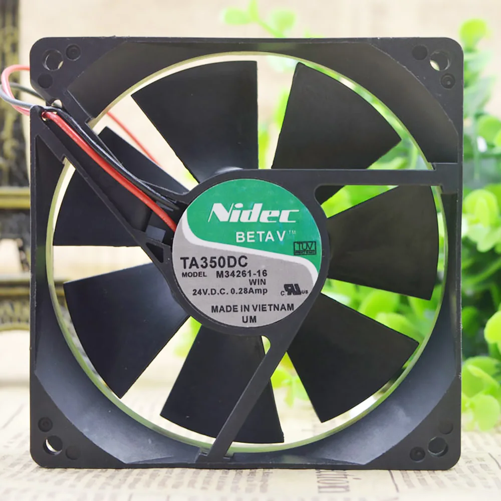Оригинальный двухшаровой инвертор для Nidec 90*90*25 мм 2 провода TA350DC 9025 24 В 0.28A