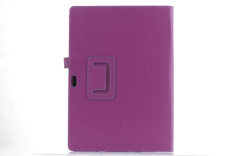 Флип-Litchi кожаный чехол для samsung Galaxy Tab S2 9,7 SM-T810 SM-T815 T813 T819 планшет Folio Складная подставка защитный чехол+ ручка - Цвет: Фиолетовый