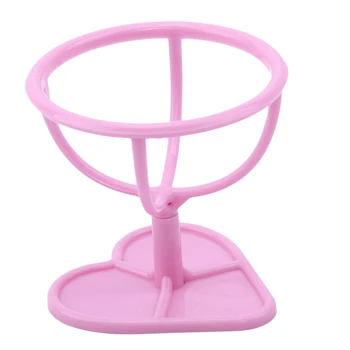 

New Arrivals Kawaii Style Mini Egg Powder Puff Makeup Cotton Sponge Dry Cleaning Holder Display Stand Tray