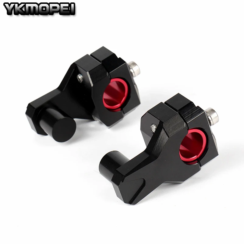 CNC алюминиевый руль для мотоцикла Pit Dirt Bike Fat Bar адаптер крепление на руль Riser Clamp 7/" до 1 1/8 22 мм до 28 мм