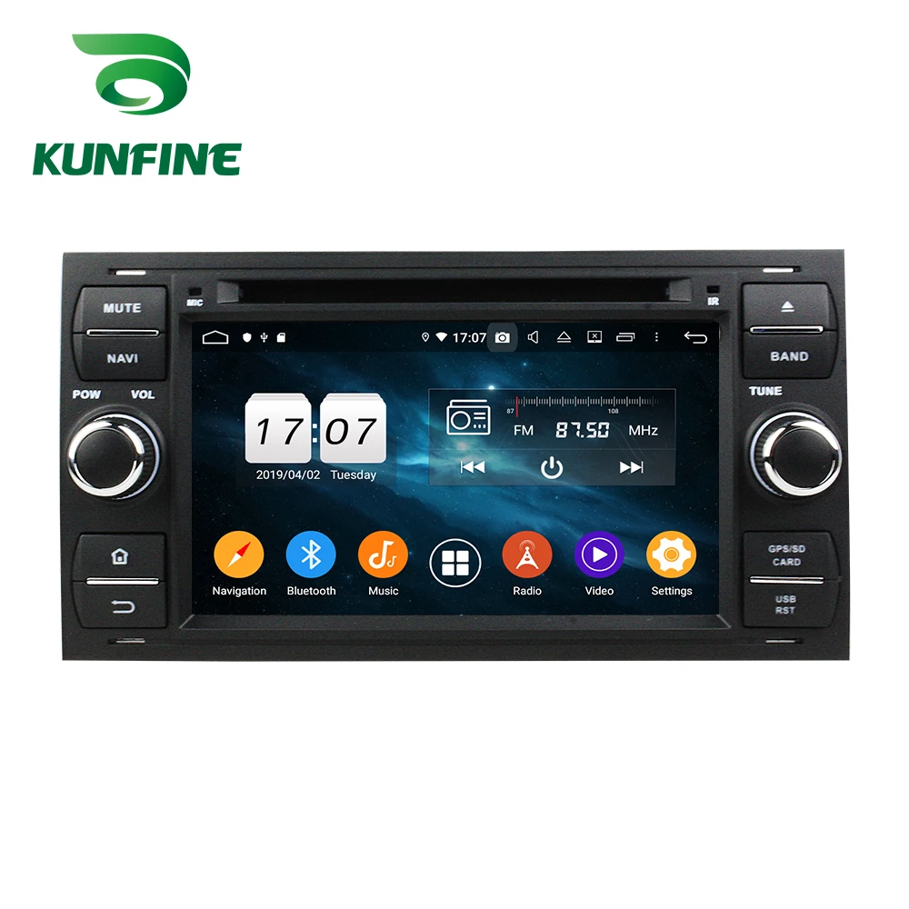 Flash Deal Android 9.0 Octa Core 4GB RAM 64GB ROM Car DVD GPS Multimedia Player Car Stereo for Ford Focus Mondeo S-MAX C-MAX Galaxy Raido 1
