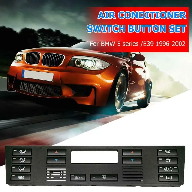 

Car Heater Control wind Volume air conditioning Switch Fan Button Cap Cover Replacement For BMW X5 E53 1999-2006 E39 1996-2002