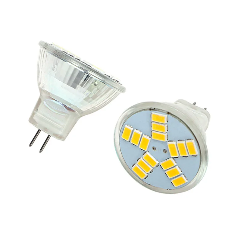 

High Bright MR11 GU4 Led Spotlight 3W 5W 7W AC/DC 12V LED Bulb Lamp 9 12 15LEDs 5730 SMD Warm/Cold White Glass Body LED Light