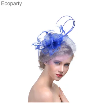 

Headpiece Feather Party Gauze Bride Ball Pattern Type Style Material Hair Bowler Bridal Tiara