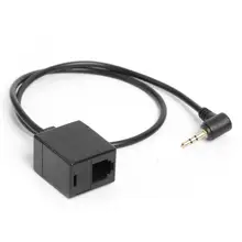 Адаптер гарнитуры 2,5 мм TRS стерео штекер для RJ9 6P4C гнездо женский кабель