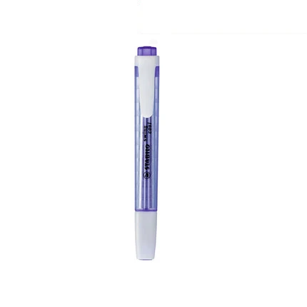 1 Pieces Stabilo 275 Swingcool Oblique Head Non-toxic Environmental Ink Fluorescent Pen Highlighter - Цвет: light purple 55