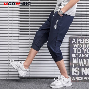 

2020 Summer Calf-Length Shorts Male Streetwear Jogger Men's Trouser Casual Fashion Cool New Thin Sweatpants Pants Packet Hip Hop