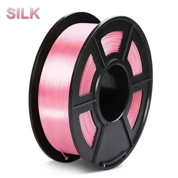 

3d printing pink PLA 3D Printer Filament Silk 1.75mm 1KG 2.2LBS Spool Widely Compatible 3D Printing Metal Silver Feeling