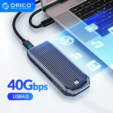 

ORICO LSDT USB4.0 M2 SSD Case 40Gbps M2 NVMe Enclosure Compatible with Thunderbolt 3 4 USB 3.2 USB 3.1 3.0 Type c Protocols