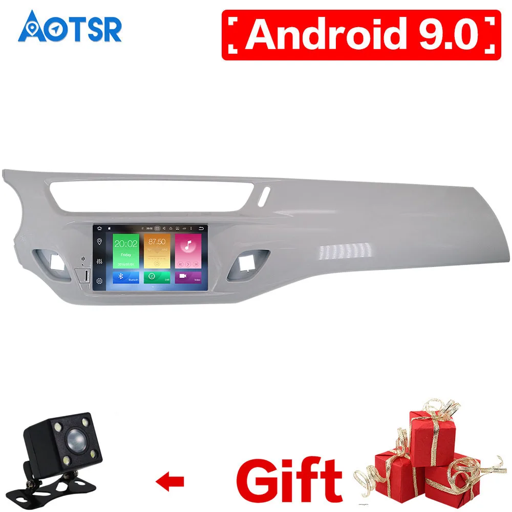 AOTSR ips Android 9,0 Автомобильный DVD стерео плеер GPS навигационная система ГЛОНАСС мультимедиа для Citroen C3 DS3 2010 2013 авто радио