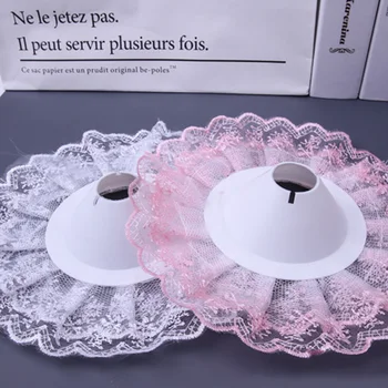 

6Pcs Lace Bouquet Collar, Lace Collar DIY Bouquet Holder Wedding Bridal Bouquet Collar Lace Decoration Bouquet Holder