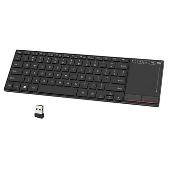 

Rii K22 Ultra Slim 2.4G Wireless Keyboard with Touchpad Version QWERTY for PS4 PC Smart TV IPTV Android TV Box Laptop