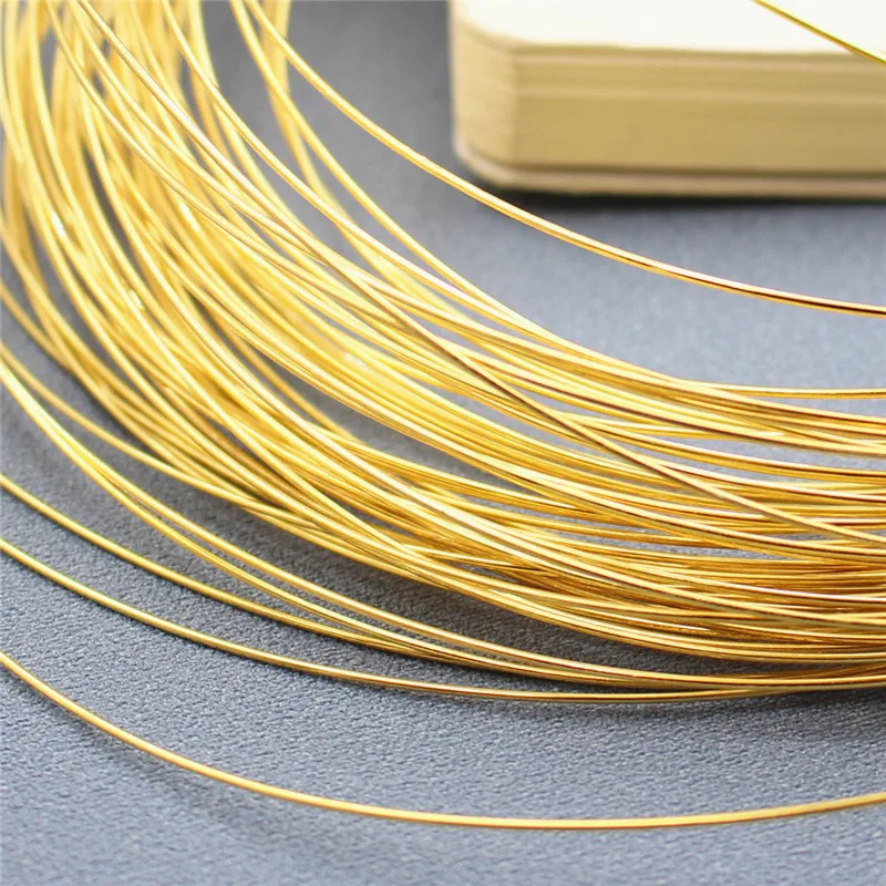 50 см настоящая 925 пробы серебряная проволока для DIY очаровательных сережек, браслетов, ювелирных изделий, аксессуары и компоненты