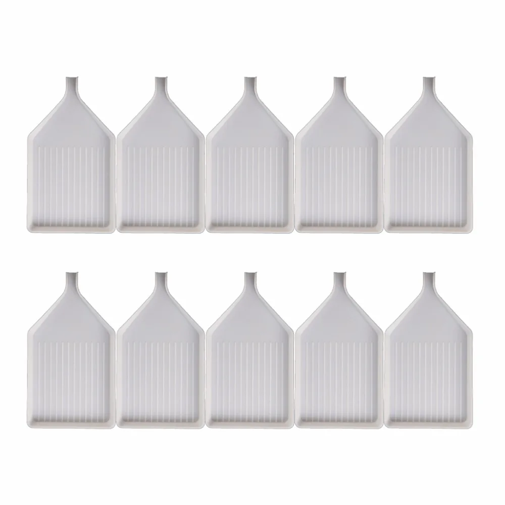 10/15/20pcs Tray Diamond Point Drill Plate Diamond Painting Accessories Square Round Bead