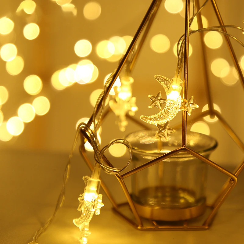 Guirlandes Lumineuses à Piles - Lot De 16, 2 Mètres 20 LEDs - Blanc Chaud, étanches - Pour Décoration Intérieur/extérieur, Mariage, Noël
