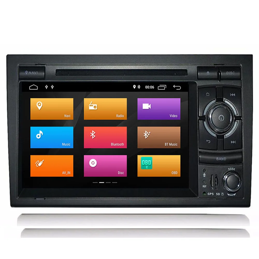 DSP 4G 64G Android 9,0 ips автомобильный dvd-плеер для AUDI A4 gps ips стерео Мультимедиа Навигация радио приемник магнитофон