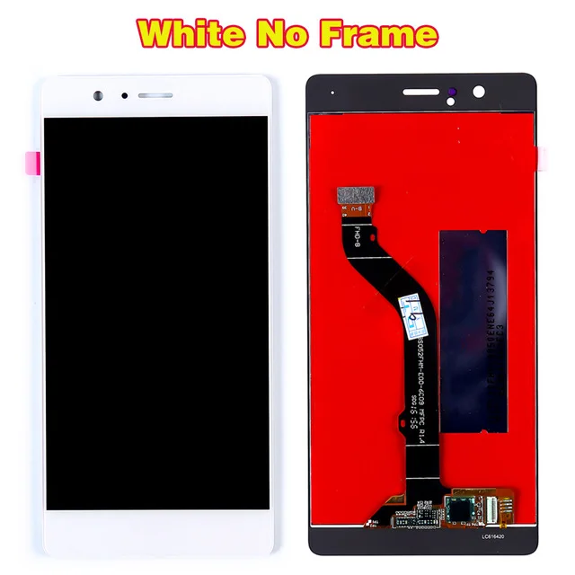 Протестированный 5,2 дюймовый экран для huawei P9 Lite/huawei G9, ЖК-дисплей, дигитайзер, сборка, 10 точек, сенсорный, олеофобное покрытие, рамка - Цвет: White Without Frame