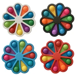 Baby push it Juego de burbujas en forma de dedo para escritorio, divertido juguete antiestrés, rompecabezas, tablero de ejercicio, tablero de silicona para apretar