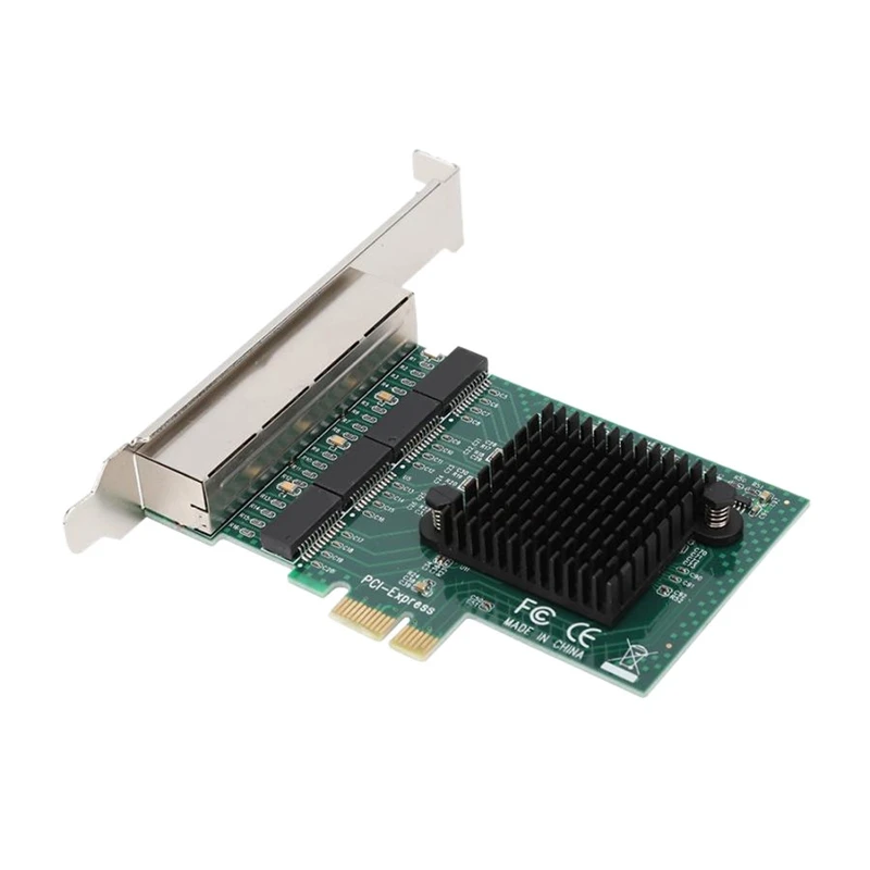 8104-T4 PCI-E 4 порта гигабитная сетевая карта сервер 4xRTL8111G основной чип управления