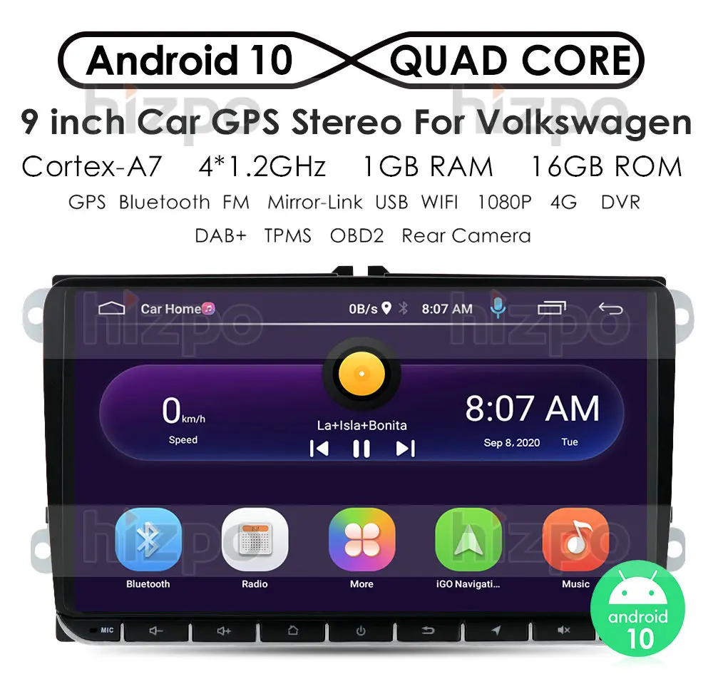 Автомобильный мультимедийный плеер для V W polo golf passat tiguan skoda yeti superb