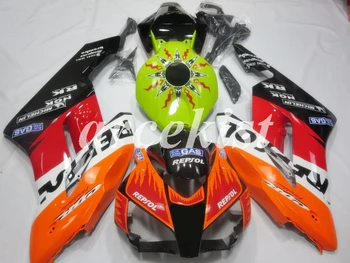 

New ABS Injection Mold Motorcycle Full Fairings Kit Fit For Honda CBR1000RR 2004 2005 04 05 bodywork set Green orange red