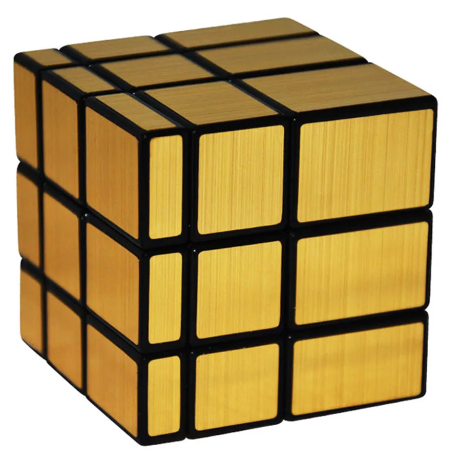 Shengshou Mirror Blocks 3x3x3 Magic Cube Cast Coated PVC Stickers Professional Puzzle Toys For Children