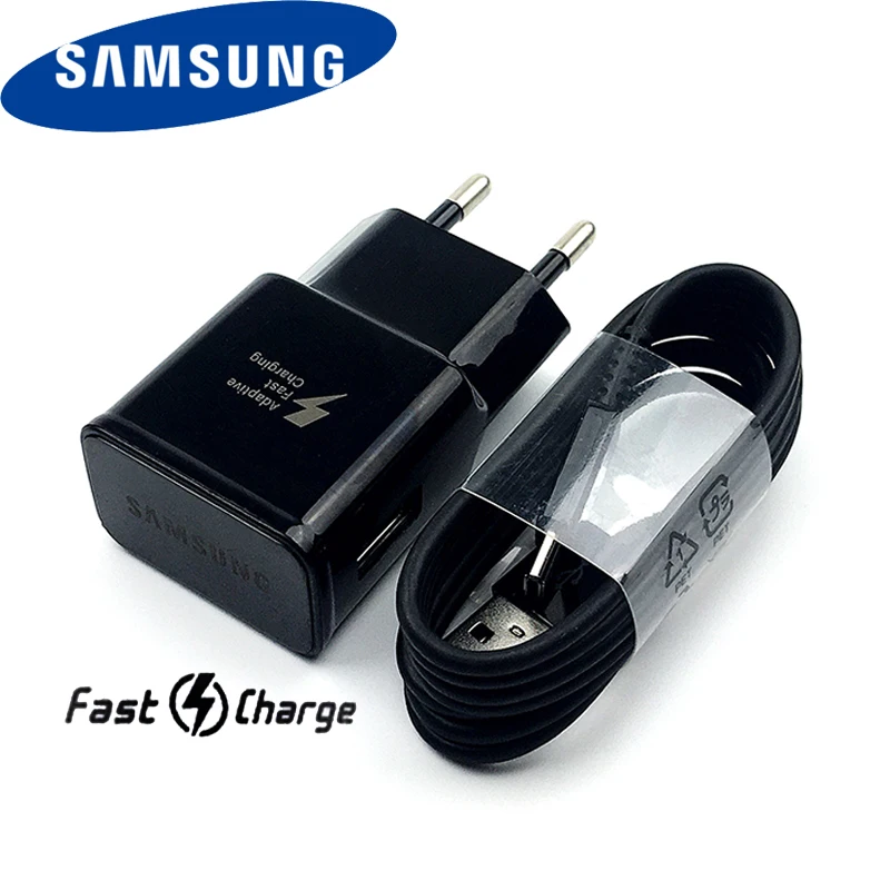Samsung s10 Cahrger оригинальный 9V/1.67A настенный адаптер Usb c кабель для Galaxy s8 s9 + s20 note 8 9 10 plus