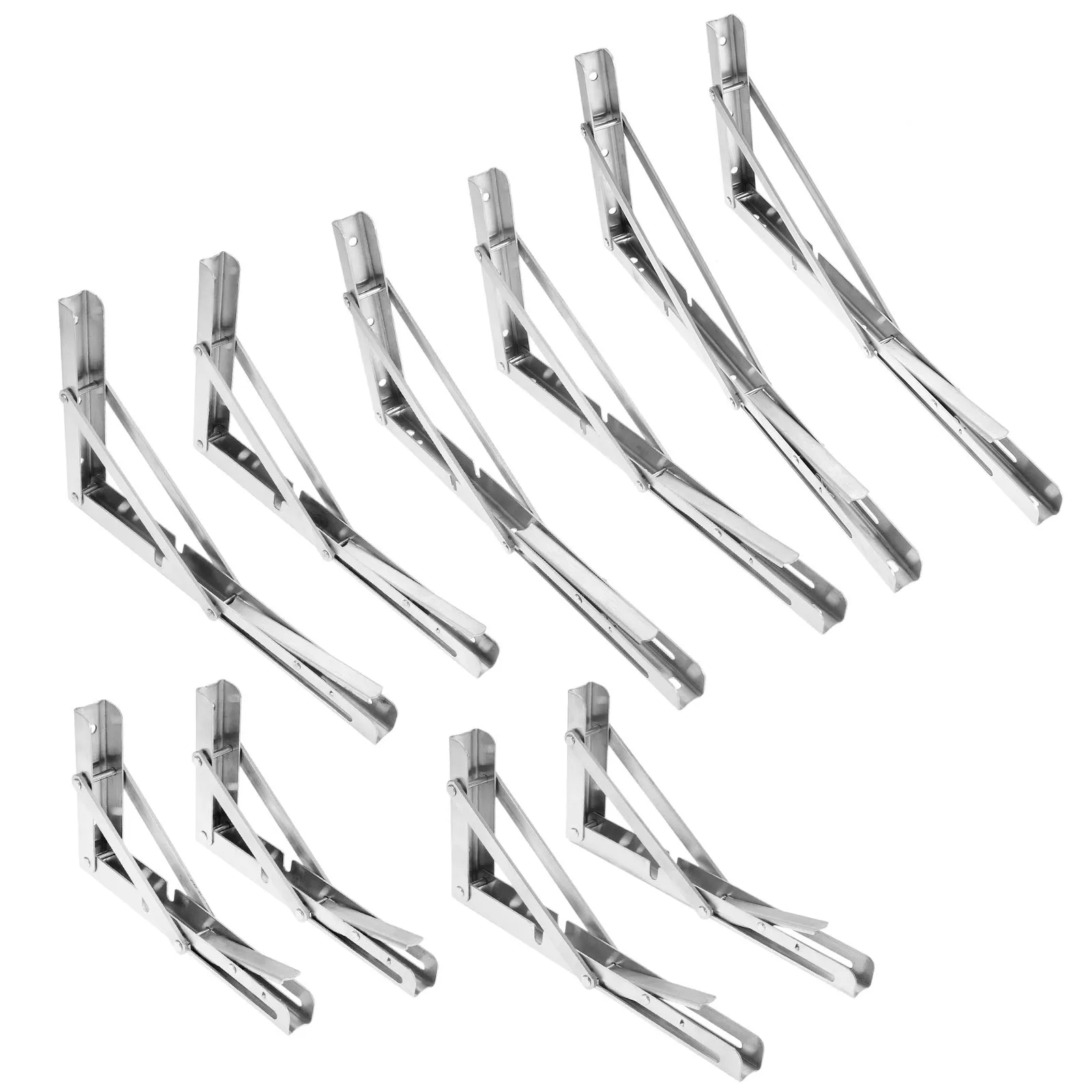 2pcs/set Bracket Shelf Folding Stand Table Bracket Shelf Wall Shelves Furniture Fittings Diy