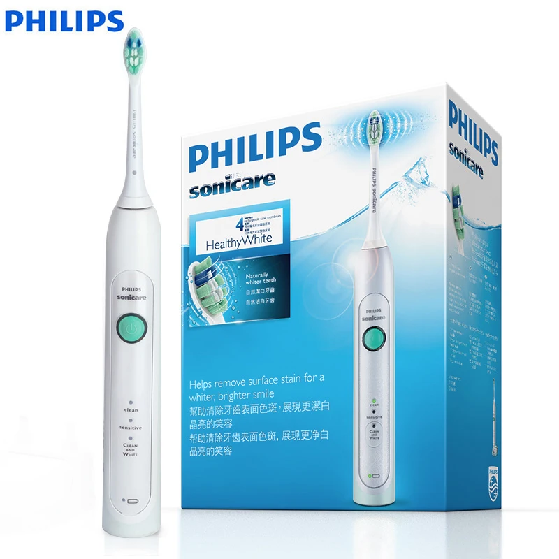 PHILIPS HX6730/02 звуковая электрическая зубная щетка с эргономичной ручкой Нескользящая Водонепроницаемая перезаряжаемая для взрослых режим глубокой очистки