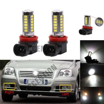 

2Pcs LED Light Fog Lamp Bulbs For Toyota Corolla Camry Ractis 2003-2014 Car-Styling Front LED Bulbs