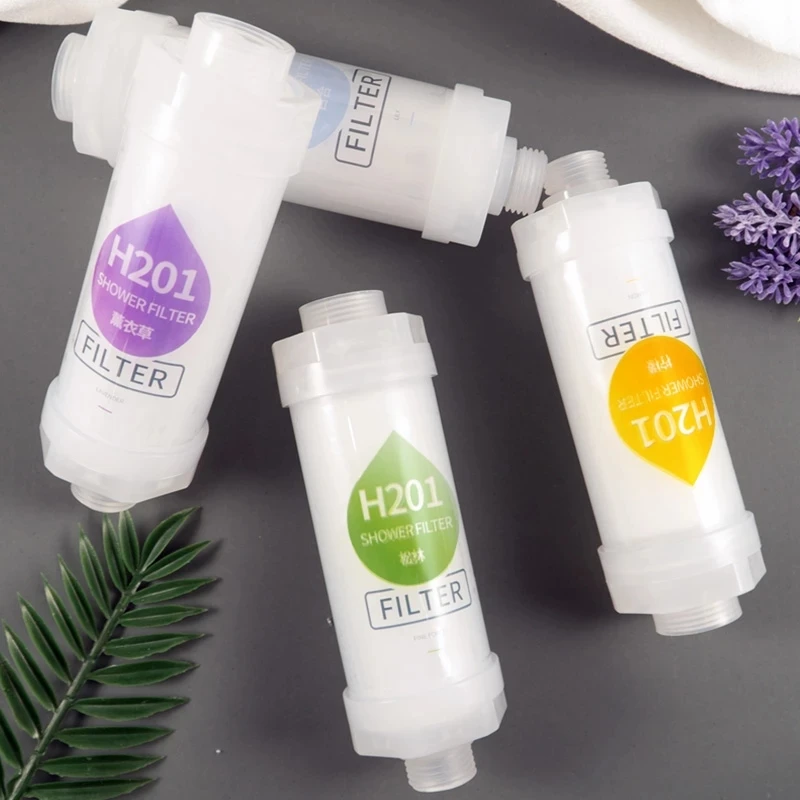 

Shower Filter Vitamin C Cartridge Removal Chlorine Soften Water Lemon Lanvender Shower Head Water Filter For Bathroom Shower