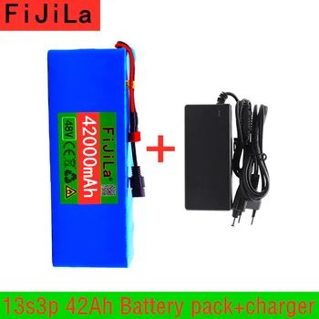 

2020 New 48V battery 13s3p 42000mAh battery pack 1000W high power battery Ebike electric bicycle BMS with xt60 plug +charger