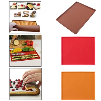 

Silicone Baking Mat DIY Cake Pad Oven liner Swiss Roll Pad Bakeware Cookie Macaron Baking pastry tools Rolling Dough Mat