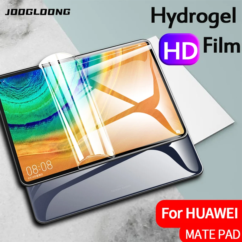 Гидрогелевая пленка для планшета Mate Pad Pro 10 8 4 дюйма защита экрана Huawei MatePad M6 V6 мягкая защитная из ТПУ задней