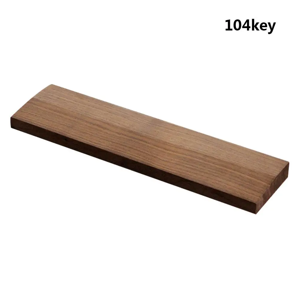 brown 104key Высокое качество деревянный механическая клавиатура подушечка под запястье опора для запястий Pad для механической клавиатуры - Цвет: brown 104key