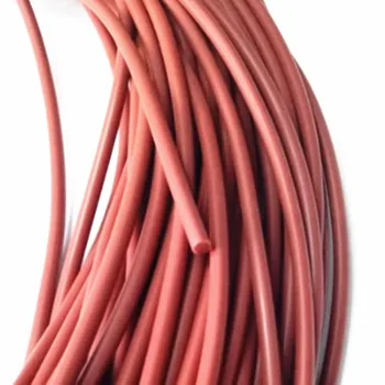 

Diameter 7 8 9 10 12mm solid red round silicone sealing strip high temperature resistant round red sealing strip