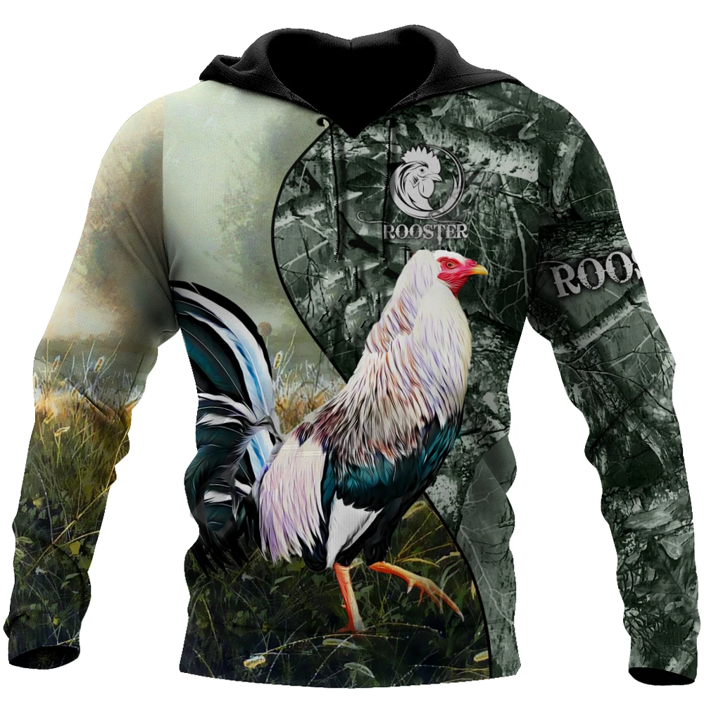 

Beautiful Rooster 3D All Over Printed Unisex Deluxe Hoodie Men Sweatshirt Pullover Harajuku Casual Jacket Tracksuit Oversized