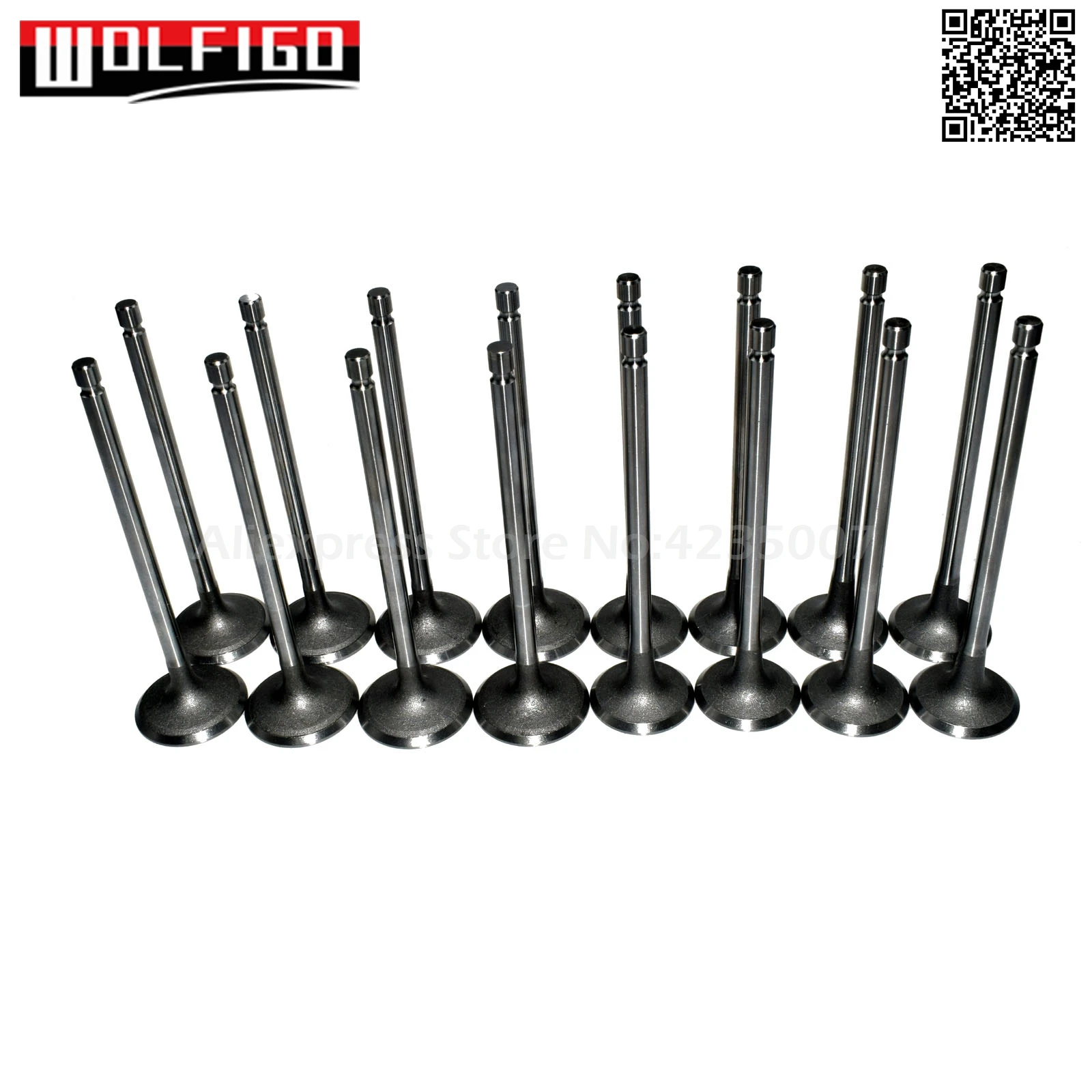 WOLFIGO новые впускные клапаны выхлопные клапаны комплект подходит Mitsubishi Chrysler Dodge 2.4L MD185569, MD159502, MD303177