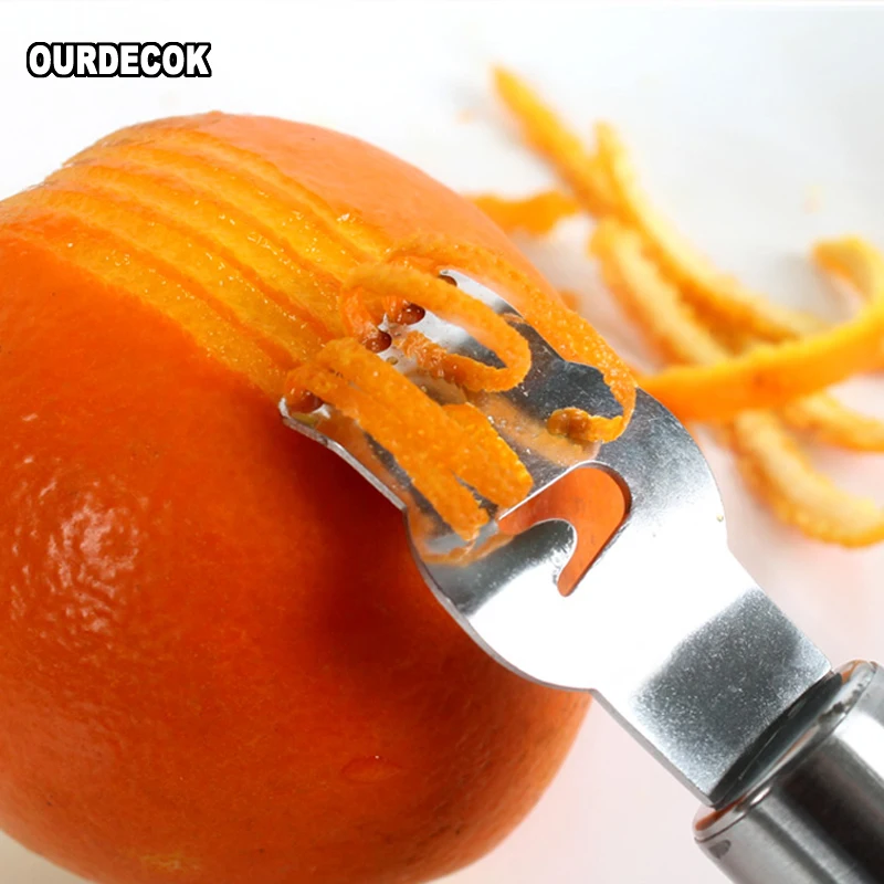 Stainless Steel Fruit Peelers Lemon Orange Zester Graters Vegetable