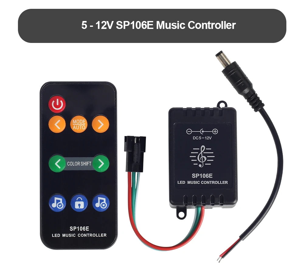 5-24 в контроллер мини 3Key RF 17Key 21Key Bluetooth музыкальный Wifi контроллер SP110E SP107E SP108E для светодиодной полосы пикселей ws2811 ws2812